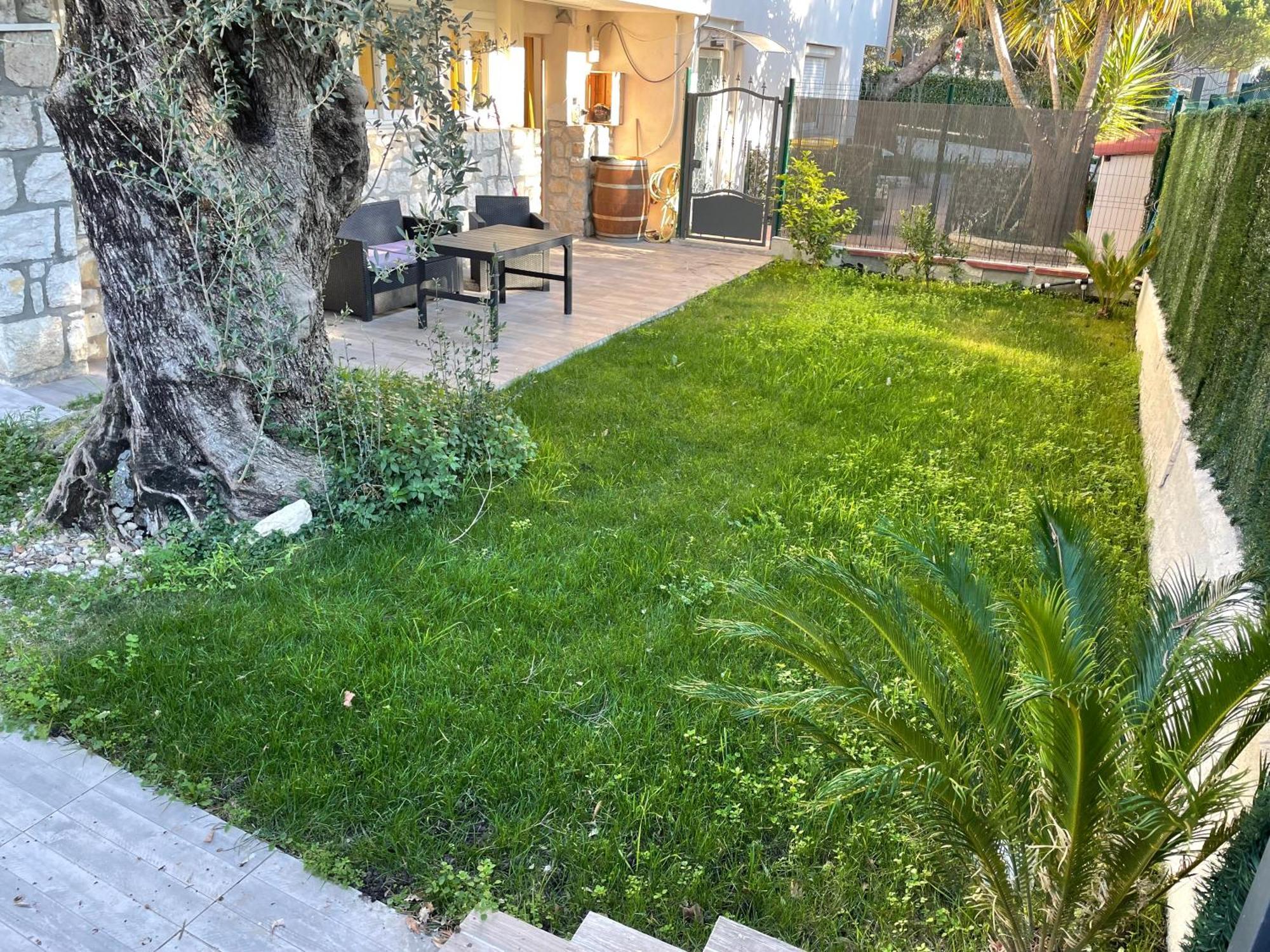 Joli Rez De Jardin 4 Pieces A Cagnes Sur Mer Экстерьер фото
